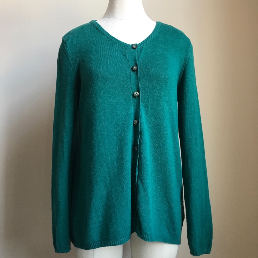 Green Simply Vera Vera Wang Cardigan